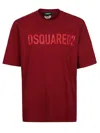 Dsquared2 Loose Fit T-shirt In W Cherry Pop