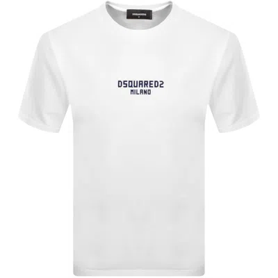 DSQUARED2 DSQUARED2 LOOSE FIT T SHIRT WHITE