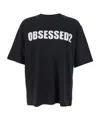 Dsquared2 Black Crewneck T-shirt With Maxi Logo Lettering On The Front In Black