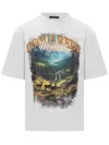 Dsquared2 Crew Neck Cotton T-shirt With Graphic Print