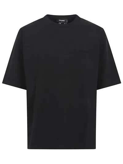Dsquared2 Canadian Landscape Print Relaxed Fit T-shirt In Black