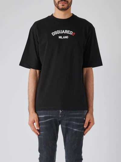 Dsquared2 Loose Fit Tee T-shirt In Nero