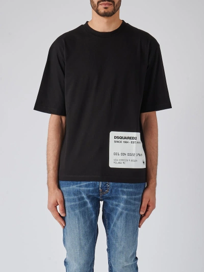Dsquared2 Loose Fit Tee T-shirt In Nero