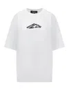 Dsquared2 Signature Icon Cropped T-shirt In White