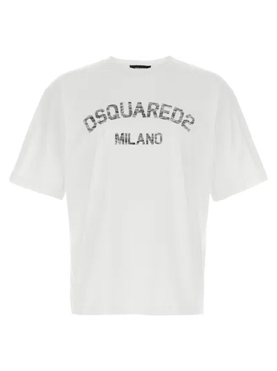 Dsquared2 'loose Fit' T-shirt In White
