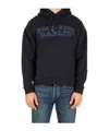 Dsquared2 Loose Hooded Sweatshirt In Blue