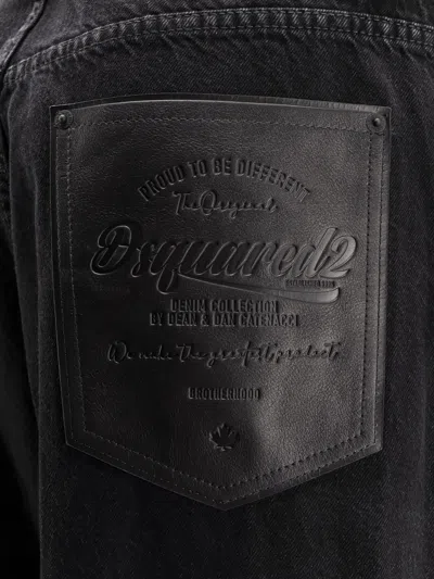 Dsquared2 Loose Jean In Black