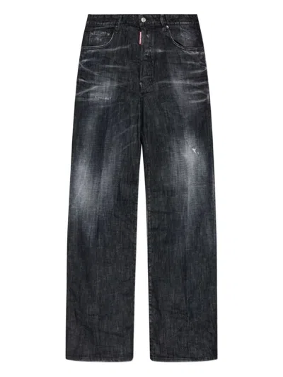 Dsquared2 Loose Jean Clothing In Blue