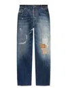 Dsquared2 Loose Jeans In Blue