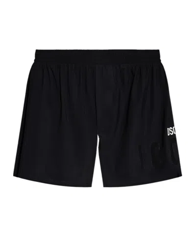 Dsquared2 Loose Waist Shorts In Black