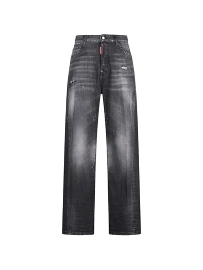 Dsquared2 Regular-fit Straight-leg Jeans In Blue