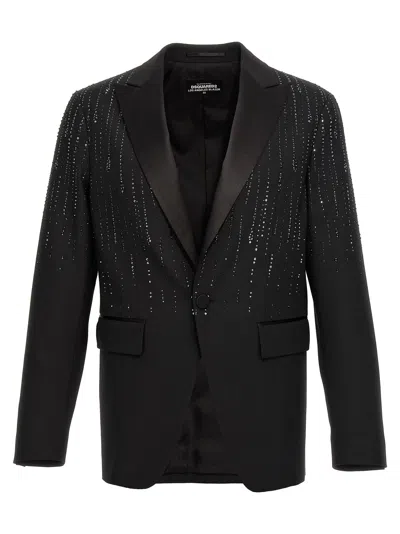 Dsquared2 Los Angeles Blazer In Black