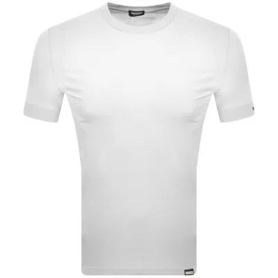 Dsquared2 Underwear Round Neck T Shirt White