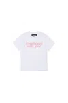 Dsquared2 Loves You Jersey T-shirt In White