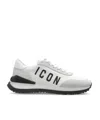 Dsquared2 Low-cut Lace-up Sneakers In White