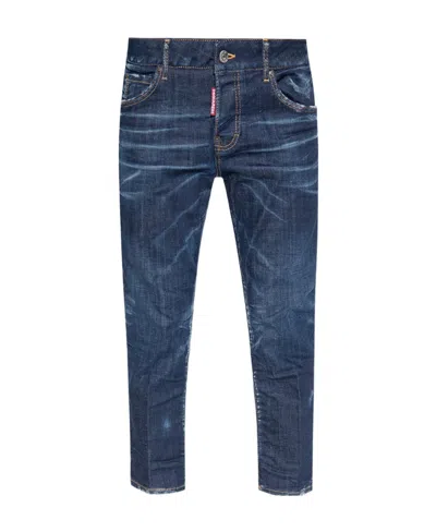 DSQUARED2 DSQUARED2 STRAIGHT-LEG CROPPED DISTRESSED JEANS