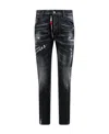 Dsquared2 Pioner Wash Skater Jeans In Black