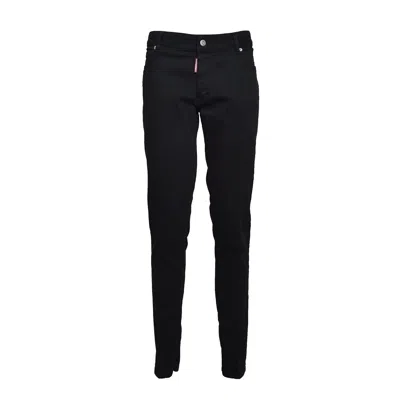 Dsquared2 Low-rise Skinny Jeans In Nero