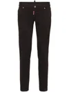Dsquared2 Schmale Hose Mit Tiefem Sitz In Schwarz
