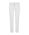 Dsquared2 Skinny Jeans With Classic Five-pocket Design In White