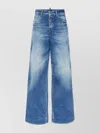 Dsquared2 Low Rise Wide Denim Jeans For Travelers