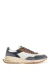 Dsquared2 Low Top Blue Denim Sneakers In Blue