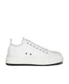 Dsquared2 Man Sneakers White Size 6.5 Textile Fibers In White