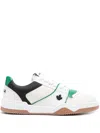 Dsquared2 Low Top Leather Sneaker. In Multi