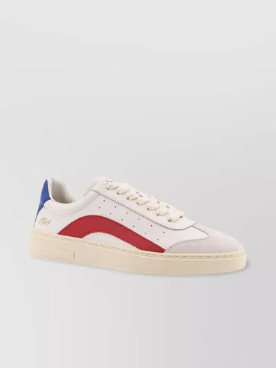 Dsquared2 Low-top Leather Sneakers Rubber Sole