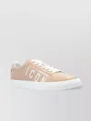 Dsquared2 Low-top Round Toe Rubber Sole Sneakers In Neutral