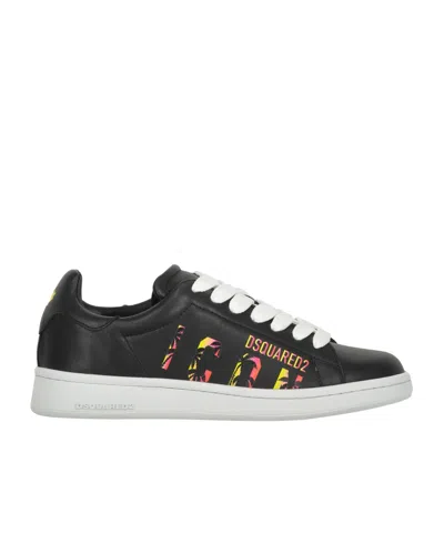 DSQUARED2 ICON-PRINT SNEAKERS