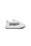 Dsquared2 Low Trainers With Logo In White