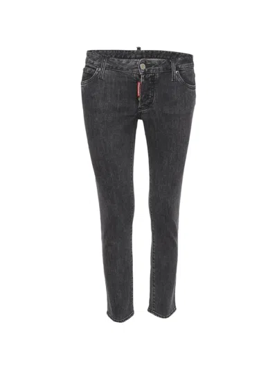 Pre-owned Dsquared2 Low-waist Jeans In Black