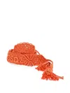 Dsquared2 Macramé Tassel Belt In Orange