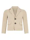 Dsquared2 Maggie Buttoned Jacket In Neutral