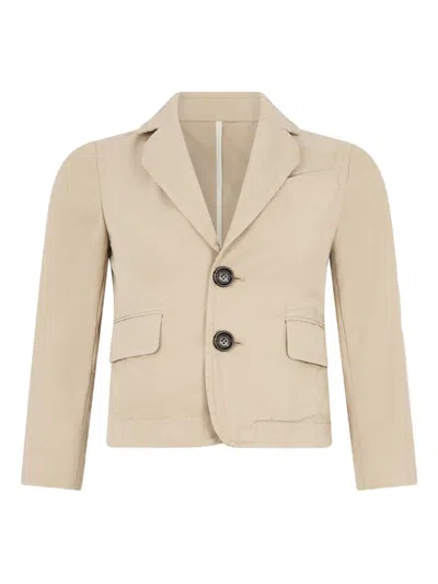 Dsquared2 Maggie Buttoned Jacket In Neutral
