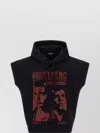 Dsquared2 Magliano Capsule Sleeveless Hoodie With Graphic Print In Black