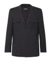 Dsquared2 Single-breasted Tailored Blazer In Gray