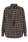 Dsquared2 Capsule Shirt In All-over Check Patterned Cotton In Multi