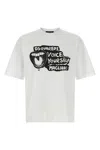 Dsquared2 Cotton T-shirt Collaboration Magliano Graphic Print In White