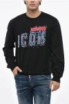 Dsquared2 Black Cotton Sweatshirt In Black