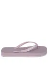 Dsquared2 Malva Rubber Flip-flops In Purple