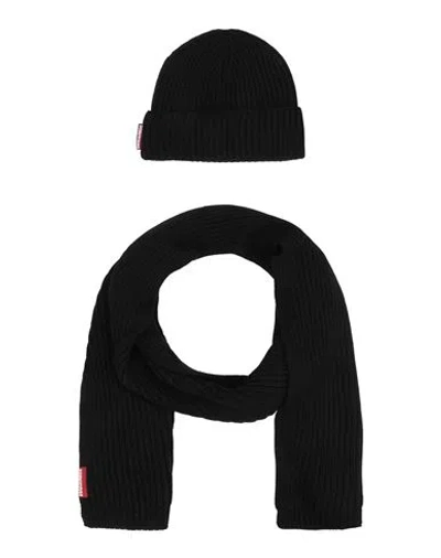 Dsquared2 Man Accessories Set Black Size Onesize Wool