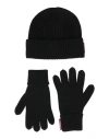 Dsquared2 Man Accessories Set Black Size Onesize Wool In Black