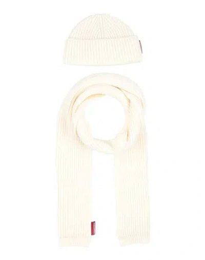 Dsquared2 Man Accessories Set Cream Size - Wool In White