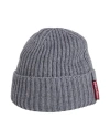 Dsquared2 Man Accessories Set Grey Size Onesize Wool In Gray