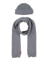 Dsquared2 Man Accessories Set Grey Size - Wool In Gray