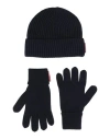 Dsquared2 Man Accessories Set Midnight Blue Size Onesize Wool In Blue