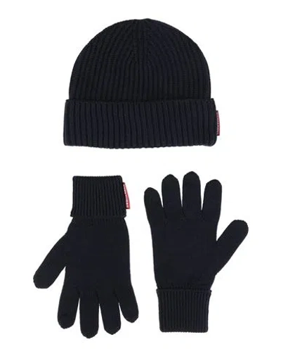 Dsquared2 Man Accessories Set Midnight Blue Size Onesize Wool