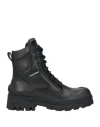 Dsquared2 Man Ankle Boots Black Size 8 Calfskin In Black